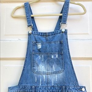 NWT ANGEL KISS denim overalls - size Large